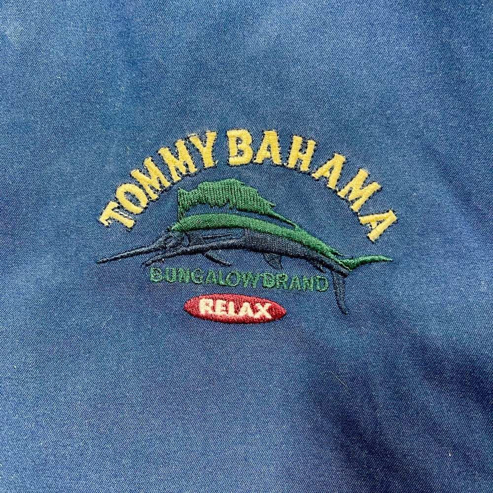 Tommy Bahama fleece lined golf 1/4 zip windbreaker XXL